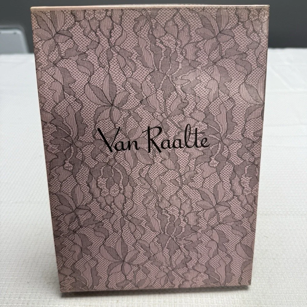 2-Vtg 50s VAN RAALTE Nines Highlight 9.5L Nylon Hose Stockings Seams New 1 Box